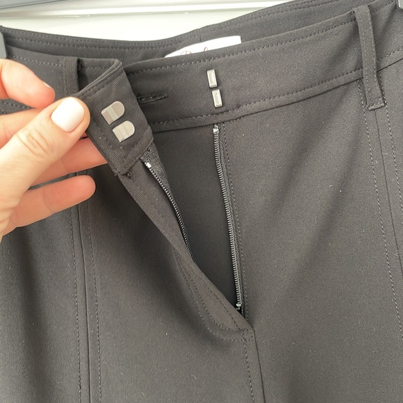 Parker Black Crepe Bootcut Pants - Picture 8 of 11